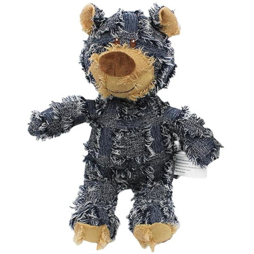 Bear Chew Toy for Dogs Blue Durable Breathable 1