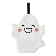 Serviette pour les mains fantôme d'Halloween en polyester doux à séchage rapide1