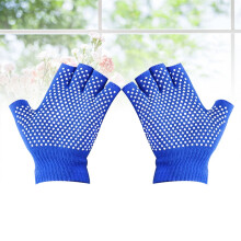 Katoenen halfvingerhandschoenen voor yoga en sport (1 paar)