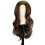 Brown long curly wig 5