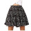 Bequemer Damenrock mit Taillenbund und Printdesign 1