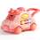 Carrinho de brinquedo EASTIN com inércia, luz e som, rosa. 1