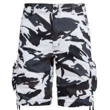 Bermuda cargo de camuflaje informal para hombre