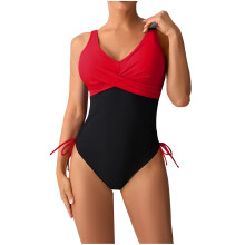 Costum de baie dintr-o singură piesă pentru femei, talie înaltă, spate fără burete, căptușit