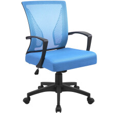 Chaise de bureau ergonomique en maille avec soutien lombaire et