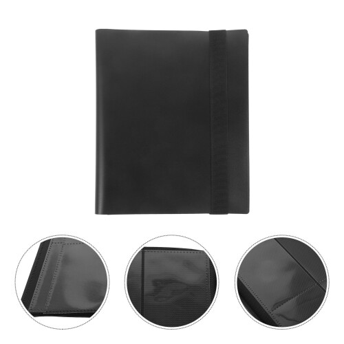 Porta carte in plastica PP nera per carte da gioco1Book