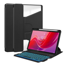 Billentyűzetes tok Lenovo Tab M11 11 hüvelykes TB330FU tablethez, lila