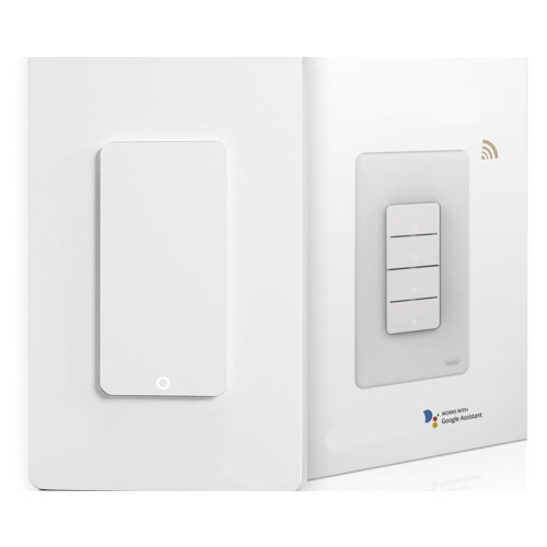 Interrupteur intelligent Wi-Fi 2,4 GHz, 1 voie