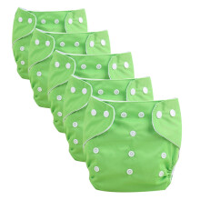 Capa de fralda reutilizável para bebê, verde, 0-3 anos
