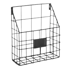 Metalen draad tijdschriftenhouder voor aan de muur (1 stuk)