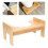 Bambu toalettpall justerbar ergonomisk 74 kg 1