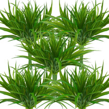 Plantes artificielles d'extérieur résistantes aux UV, lot de 8, vertes