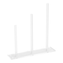 Soporte acrílico para coleteros y gomas para el cabello.