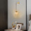 Applique murale moderne avec globe en verre transparent, douille E27, 110 V 3