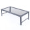 Grille de camping portable en acier avec pieds 1