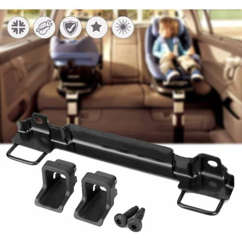 ISOFIX Bracket for Car Child Seat Black Slim Durable 1