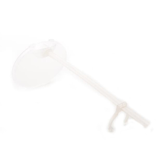 White Plastic Hanger Stand for Barbie Doll Clothes 1 Pack 2