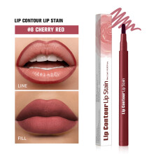 Lip- en stainpen met langdurige, intense kleur, 2-in-1