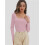 Női hosszú ujjú crop top basic póló 1