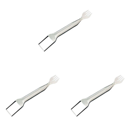 Coupe-pastèque en acier inoxydable, 3 pièces