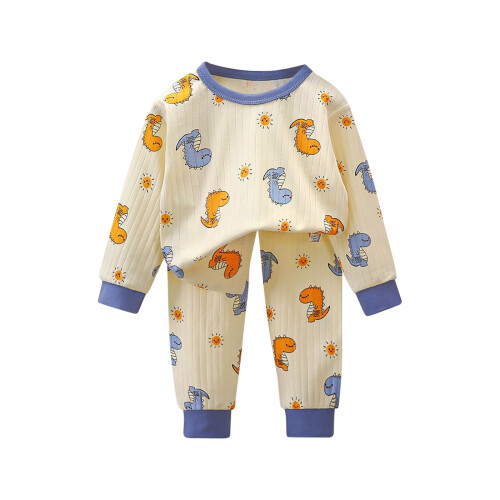 Piger Pyjamassæt Blå Langærmet 2-delt 4-5 år