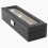Watch Box Black Carbon Luxury 6-Watch Storage 3