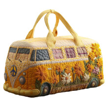 Quiltad duffelväska lätt resväska 45L