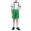 Costume d'été décontracté pour garçon avec nœud papillon vert, taille 11-12 ans 1