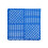 Halkfri duschmatta PVC sammankopplade plattor 30x30 cm blå 1