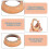 Leather Seal Kit Replacement for Pumps 4 pcs 3