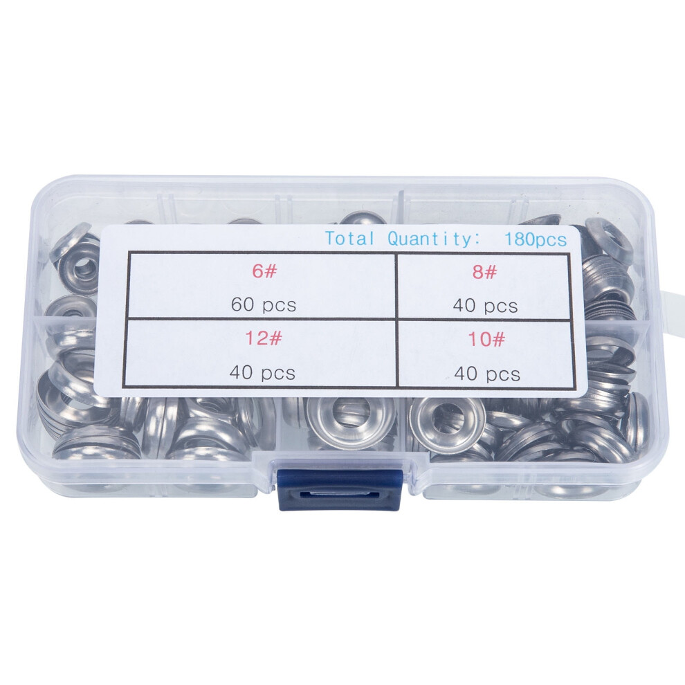 Frcolor Stainless Steel Washers 180 Pcs 913466067916