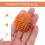FRCOLOR Exercise Ball Massage Roller 2 pcs 1