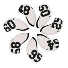 Waterdichte golf wedge headcovers (7 stuks) wit