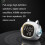 Cat-shaped Bluetooth alarm clock with night light white 6