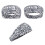 Women's Wide Soft Elastic Hairband Print 4 Pack 3