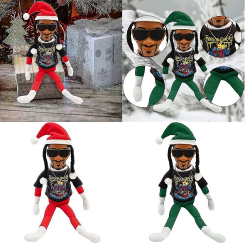 Papai Noel de pelúcia, estilo hip hop, preto, 3 metros (118 polegadas) 1