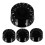 Electric Guitar Knobs Black White ABS 4 pcs 5