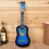 Children's Guitar Educational Toy with 6 Strings Blue 2