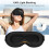 Adjustable Lycra Sleep Eye Mask with Earplugs and Storage 3