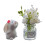 Mini auto vaasje, decoratief interieurornament (1 stuk) 1