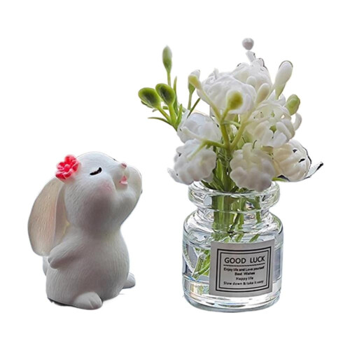 Mini auto vaasje, decoratief interieurornament (1 stuk)