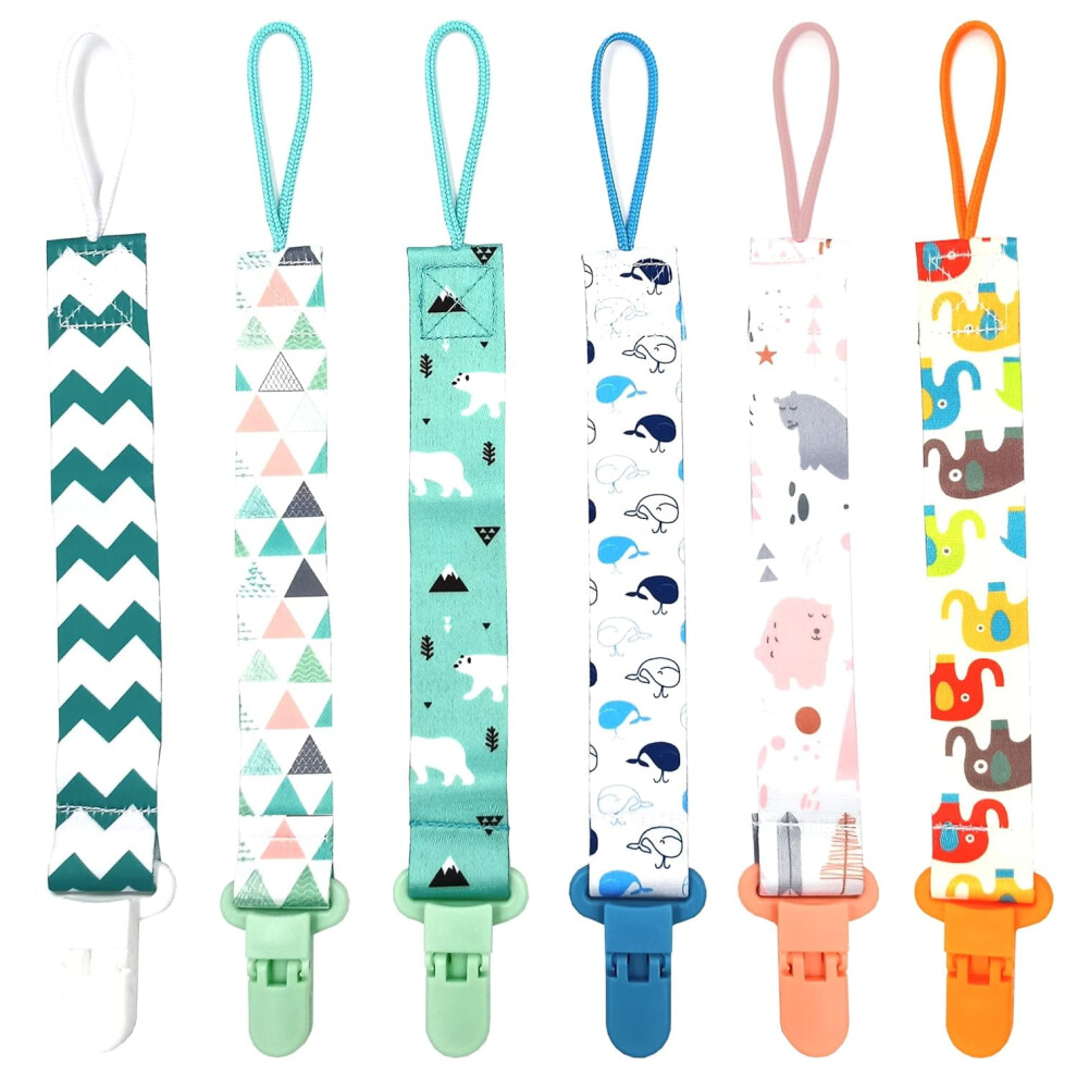 Baby Pacifier Holder Clips Compatible with Most Pacifiers
