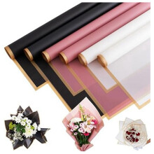 Papier d'emballage décoratif pour bouquets de fleurs - 10 feuilles