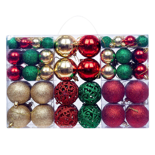 Boules de Noël incassables, 100 pièces