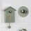 Modern hanging cuckoo wall clock with bird pattern 3