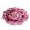 Gallickan Rose Matta Rund Plysch Blomformad 60 cm 1