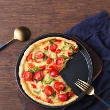 Plaque à pizza antiadhésive en acier au carbone 30 cm