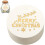 Christmas Gift Tags Round White 100 Pcs 1