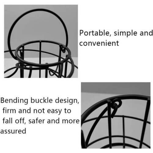 Egg Dispenser Spiral Metal Holder Rack 2
