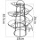 Egg Dispenser Spiral Metal Holder Rack 5
